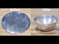 錫ぐい呑み製作体験　Making a tin sake cup
