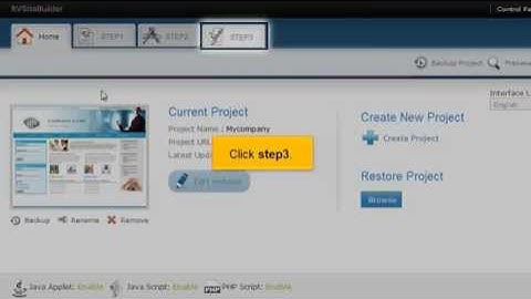 Changing Your Page Structure in RvSiteBuilder (Flipper Host)