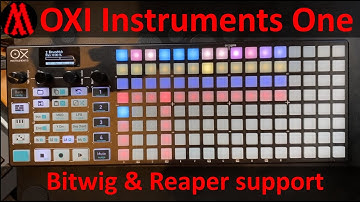 OXI Instruments - OXI One - Deep integration in Bitwig & Reaper
