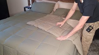 DOMDEC All Season Quilted  Soft Elegant and cozy |  UNBOXING screenshot 4