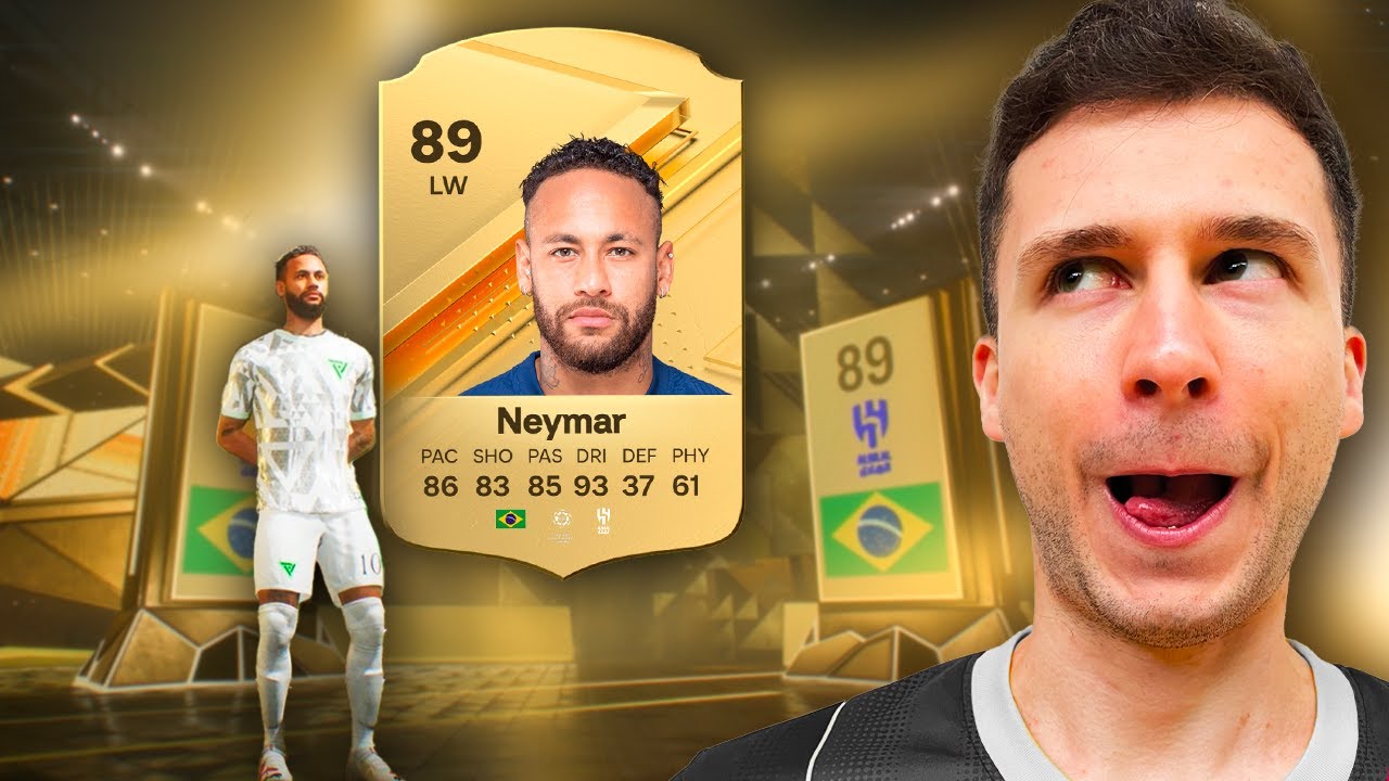 MEU DEUS!!! TIREI O NEYMAR E VÁRIAS OUTRAS CARTAS BUGADAS GASTANDO R$500 COM FC POINTS!!! EAFC 24 UT