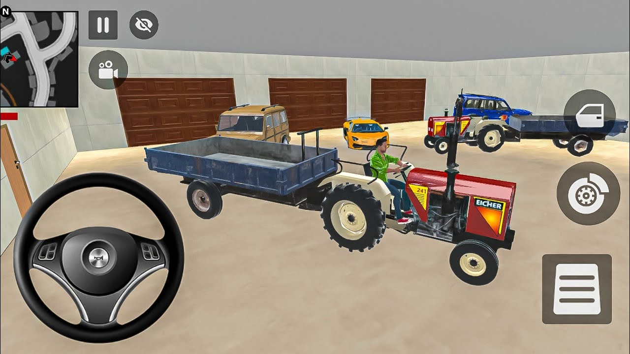 👻Modified monster tractor 🚜 Gangster Life in Indian Streets | Open WorldGame game for android😡part#5