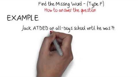 11 Plus - Find the Missing Word (Type F): Eleven Plus Exam Tips