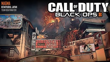 "MAGMA" Gameplay - Black Ops 2 Multiplayer Map DLC - New UPRISING Map Pack COD BO2