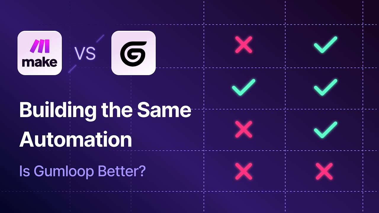 Gumloop vs. Make | Is Gumloop the best no-code automation tool?