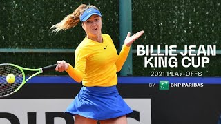 Ukraine vs Japan | Billie Jean King Cup 2021 Play-offs Highlights | ITF Ukraine vs Japan | Billie Jean King Cup 2021 Play-offs Highlights | ITF