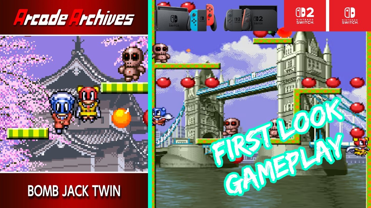 Arcade Archives BOMB JACK TWIN – Nintendo Switch / Switch 2