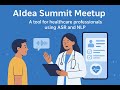AIdea Summit  Meetup   How AI is shaping the future of Medical diagnosis