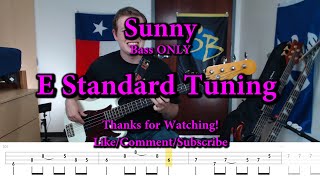 Sunny - Boney M. (Bass ONLY Cover with Tabs)