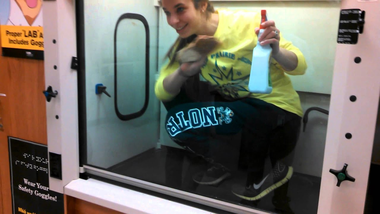 How to clean a fume hood YouTube