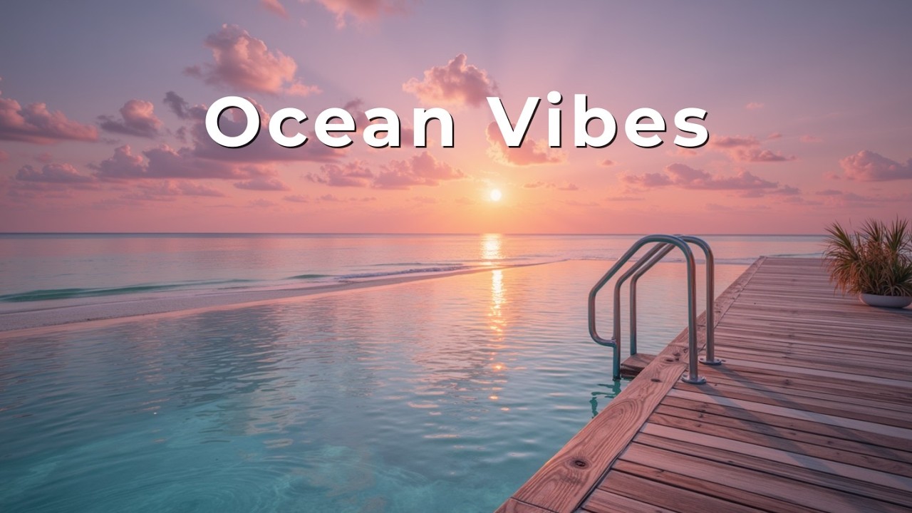 Ocean Vibes Deep House 🌴 Tropical Sunset Chill Lounge Music