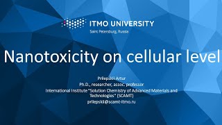 Nanotoxicology Course Lecture 4. Nanotoxicity on cellular level