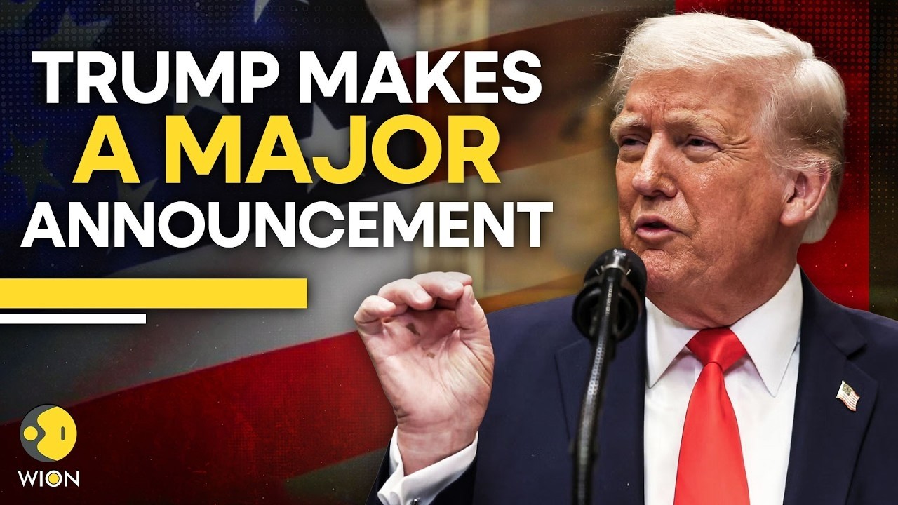 Trump LIVE: President Trump Makes a Major Announcement Ahead of Texas Trip | WION