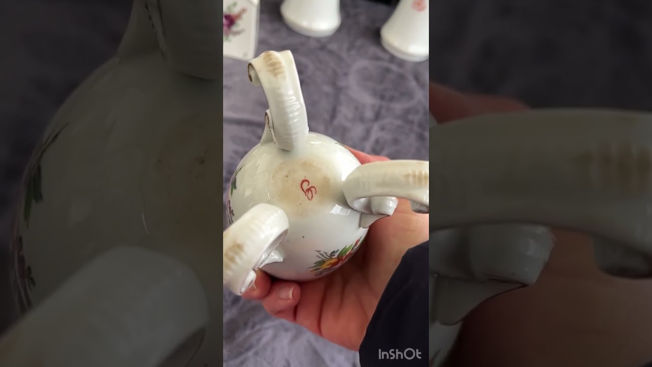 🤯Барахолка-это квест!🤦🏼‍♀️ #винтаж #барахолкакупить #антиквариат #фарфор #посуда #обзор 