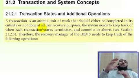 Chapter 21,17-Transaction Processing - Part 2