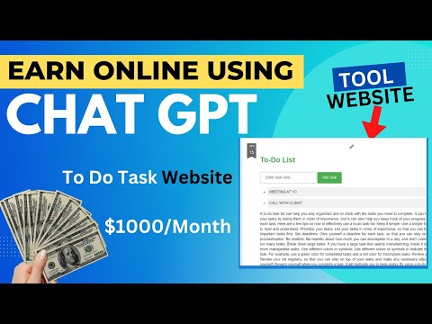 Create Tool Website & Earn $1000/Month ~ To DO TASK Website with CHAT GPT #chatgpt #toolwebsite
