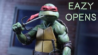 NECA SDCC 1990s Live Action Movie TMNT Raphael Figure Review!