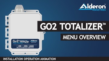 Go2 Totalizer Menu Overview