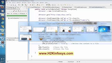 Selenium Tutorial For Beginner | Group of Objects | best online testing courses from H2KINFOSYS