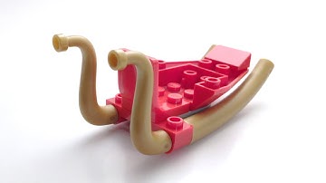 How to Build a LEGO Sleigh from ONLY 10 Bricks! - Tutorial