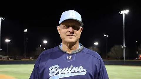Postgame Interview with Bruins Baseball Coach Bren...