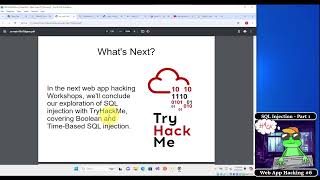 HackerFrogs x BGH - Web App Hacking #6 - SQL Injection Part 1 - Session 19