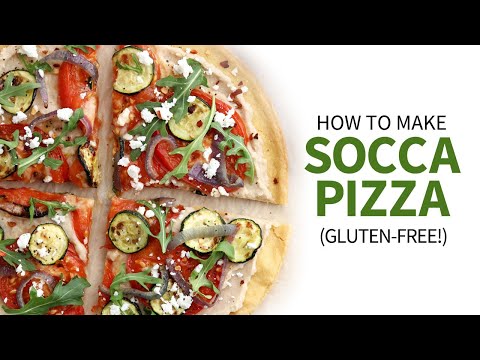 Socca Pizza | Gluten-Free & Vegan Recipe (Perfect for Meal Prep!)