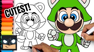 how to draw cat luigi for beginners