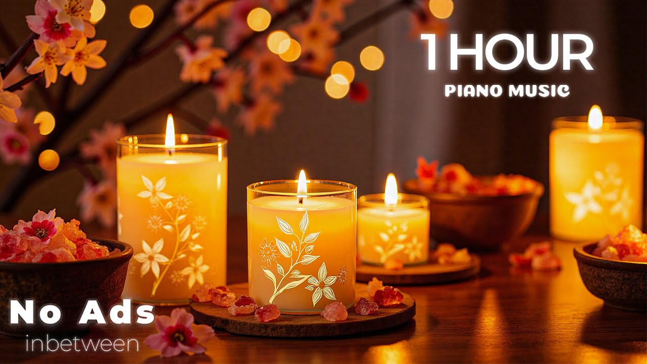 Успокаивающая фортепианная музыка для сна 🕯️ Атмосфера при свечах, снятие стресса и внутренний поко