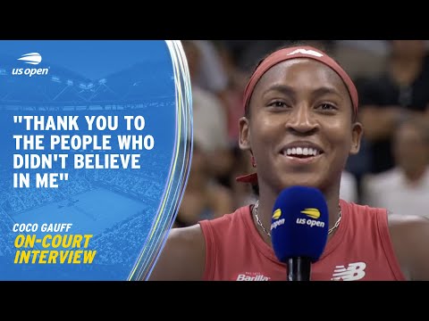 Coco Gauff On-Court Interview | 2023 US Open Final