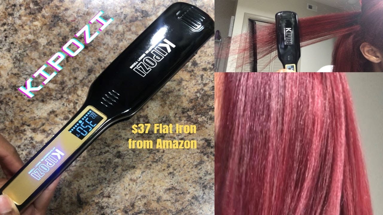 KIPOZI TITANIUM FLAT IRON | UNBOXING | REVIEW