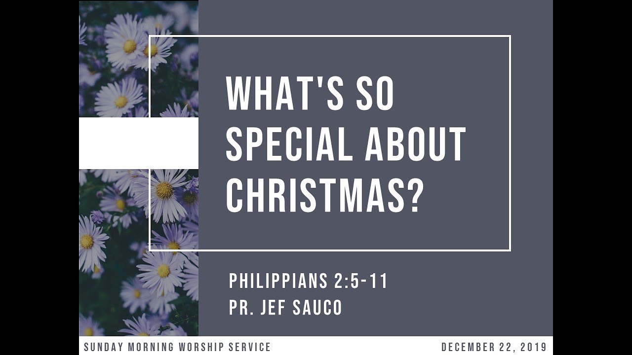 WHAT'S SO SPECIAL ABOUT CHRISTMAS? YouTube