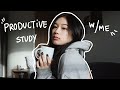 productive study day | a vlog.