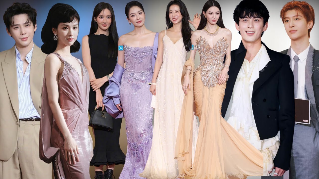 🔥 Weibo Movie Night 2025 | Китайские знаменитости зажигают красную дорожку потрясающими визуальны...