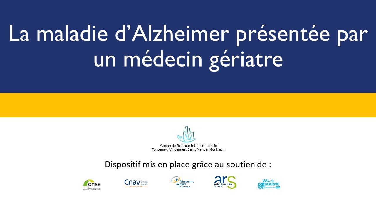 La maladie d'Alzheimer expliquée par un médecin gériatre