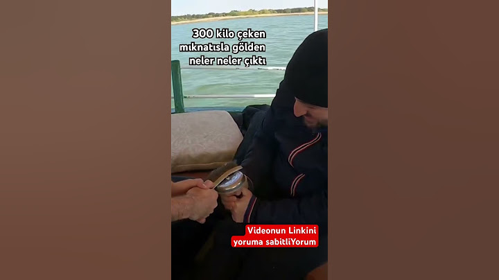 300 kiloluk mıknatısla gölden bakın neler çıktı