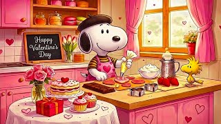 Snoopy’s Valentine Bakery 🧁💖 Soft Lofi Beats for Study, Work & Cozy Relax screenshot 4