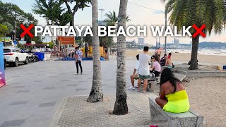 GTA Vibes? Pattaya Beach Walk Road (Thailand Walking Tour) in Ultra HD!