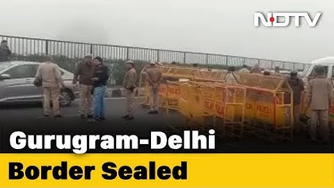 Curbs On Gurgaon, Faridabad Borders As Haryana Blames Delhi On COVID-19