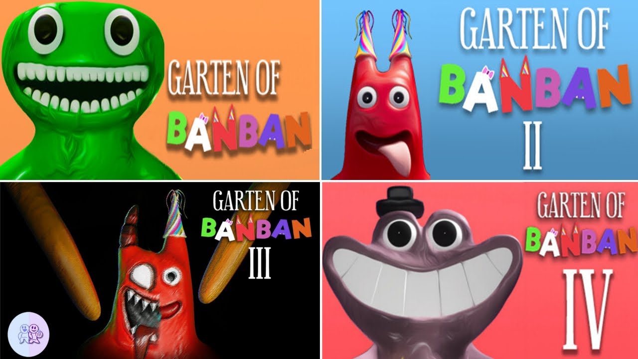 80styles New Garten Of Banban 1 2 3 4Plush Game Animation
