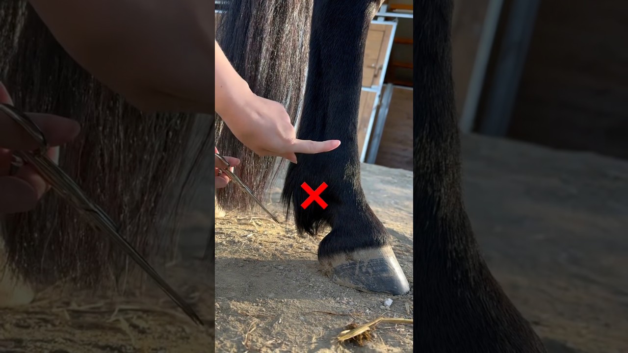 Do NOT Trim Your Horse’s Feathers! #goodtoknow #vet #medicine #educational #funfacts #lifehacks