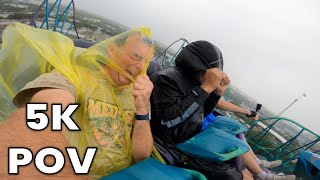 Mako On-Ride Reaction POV [5K] | SeaWorld Orlando 2025