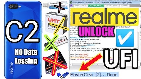Realme c2 RMX1941, RMX1945 reset With UFI box Pattern,Pin,Password Unlocked 100%