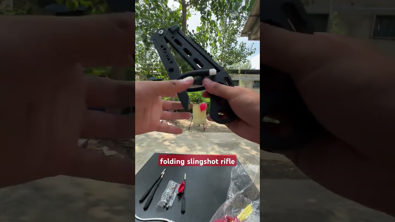 folding slingshot rifle
