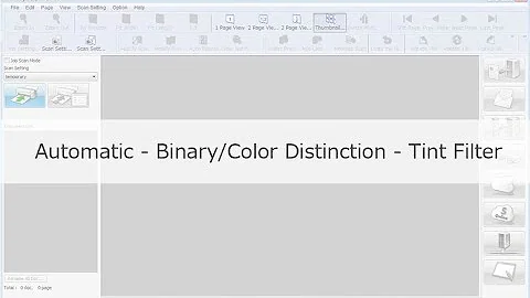 Panasonic "Image Capture Plus" Demo - Automatic -Binary, Color Distinction - Tint Filter