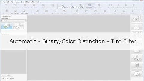 Panasonic "Image Capture Plus" Demo - Automatic -Binary, Color Distinction - Tint Filter