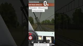 Indian train Simulator Gameplay Vande Bharat Express #shorts #ytshorts #youtubeshorts #train screenshot 3