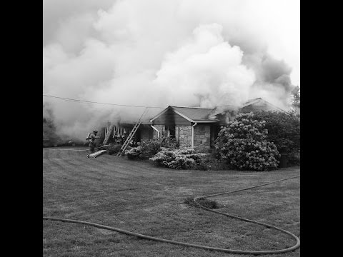 Honey Brook House Fire - Outside Command View