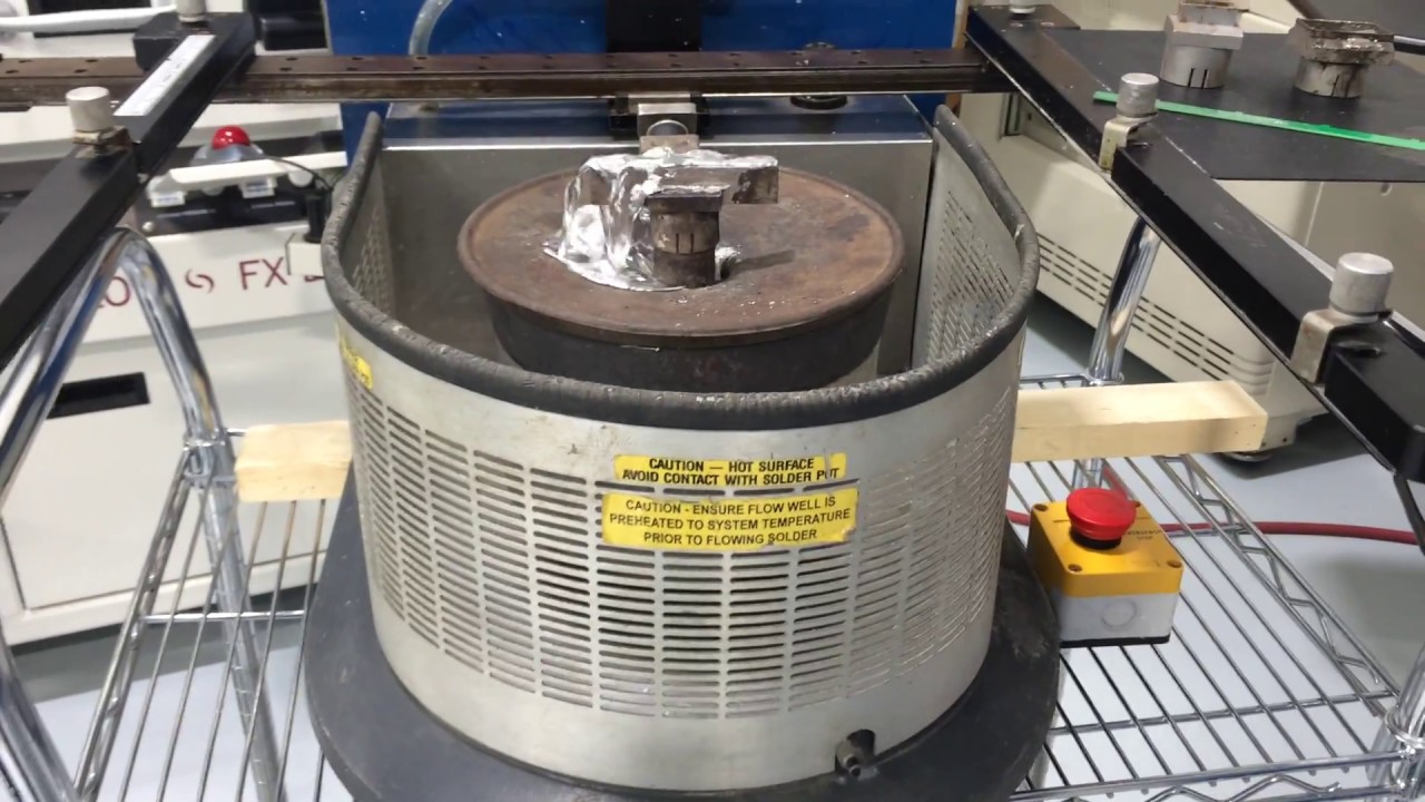 SOLDER FOUNTAIN REWORK STATION AIRVAC PCBRM12 YouTube