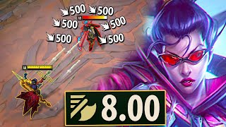 8.0 ATTACK SPEED TURNS VAYNE INTO A TRUE DAMAGE MACHINE GUN TURRET!